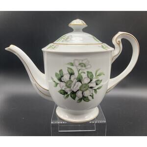 Puritan Janet Fine China Floral Teapot with Lid - Made in Japan -Vintage